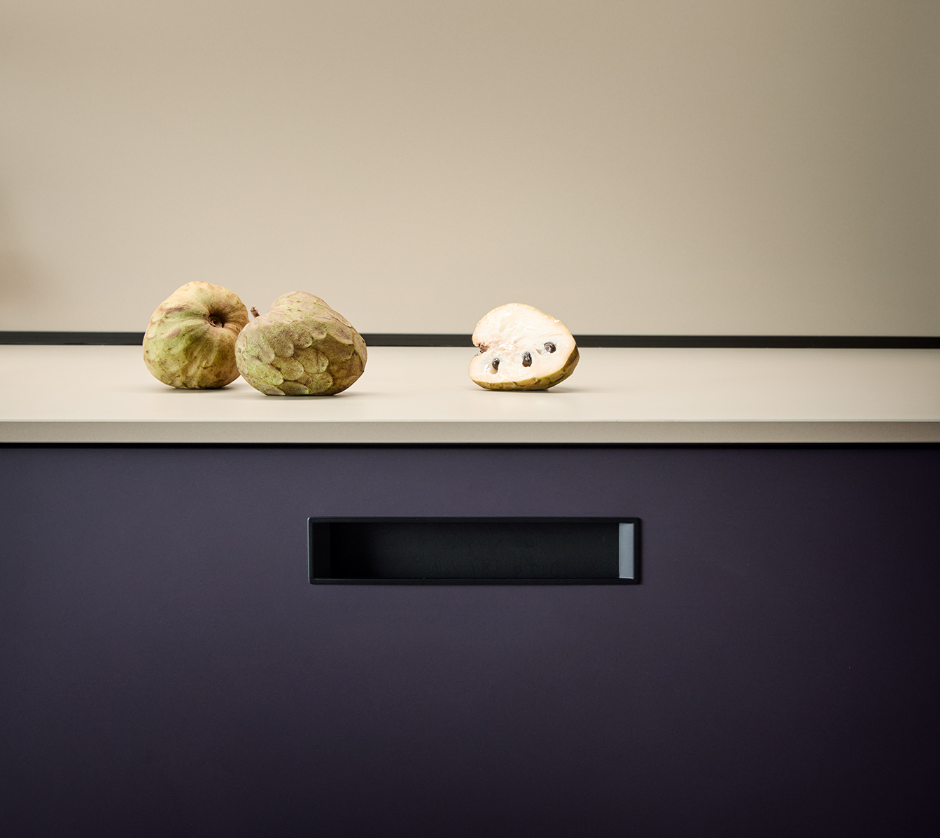 systemo ceramic Nischenverkleidung und Arbeitsplatte