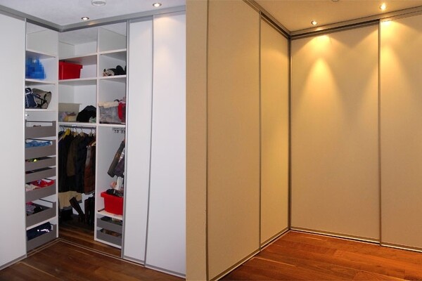 H. aus Weissach: 
übertiefer Schrank in Eiche Sahara edelmatt 
- besonders viel Stauraum durch eine Tiefe von 80 cm und einer Breite von 320 cm