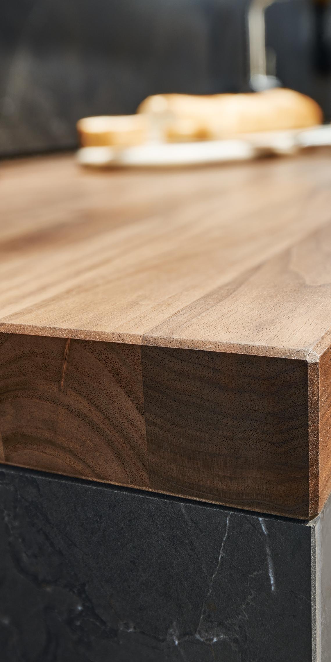 systemo Massivholzarbeitsplatte